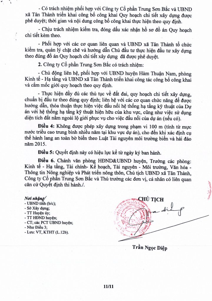 quy hoạch 1/500 dự án Thanh Long Bay