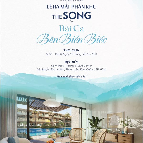 event công bố the song 25/04/2021