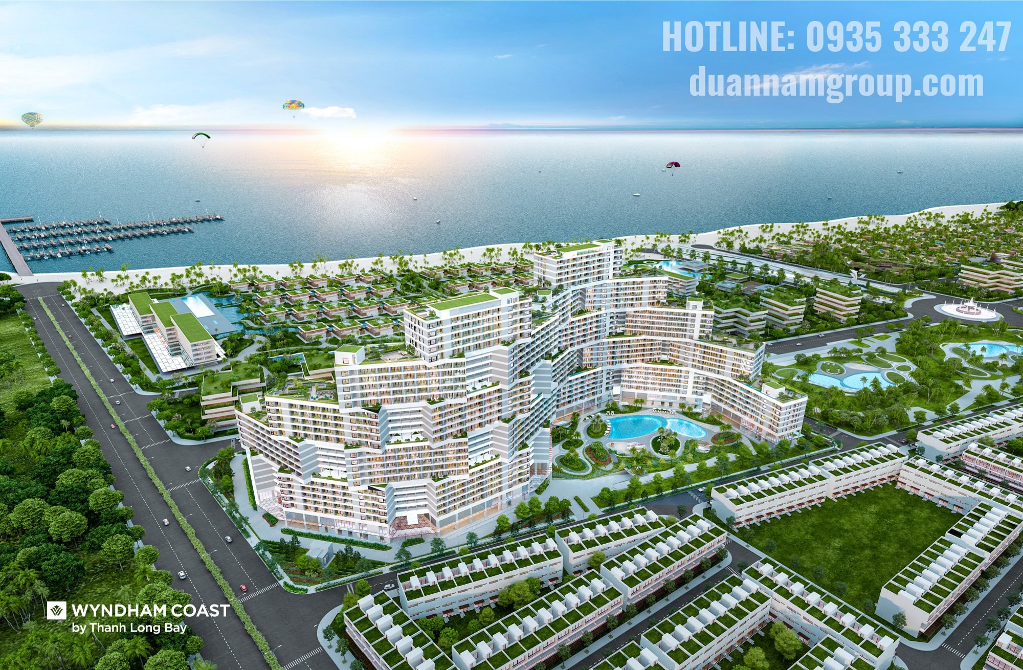 Các dự án của Nam Group | Wyndham Coast Thanh Long Bay